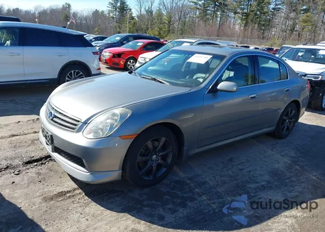 2006 Infiniti G35X from USA, damaged, VIN JNKCV51F16M616952